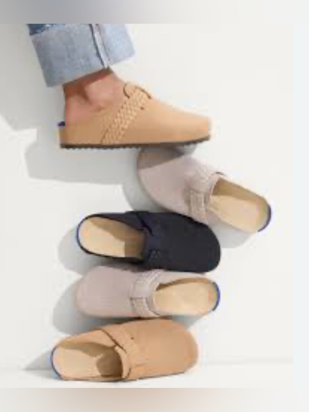 Rothy's The Braid Casual Clog Merino Wool Butternut Size 9 Beige - Picture 8 of 8